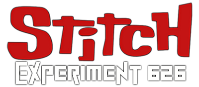 Disney's Stitch Experiment 626 title screen for Playstation 2